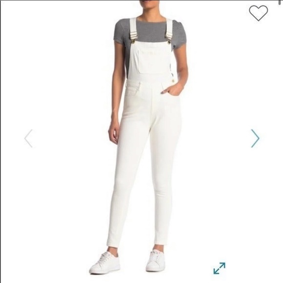 WeWoreWhat High Rise Skinny Overalls - Picture 3 of 6